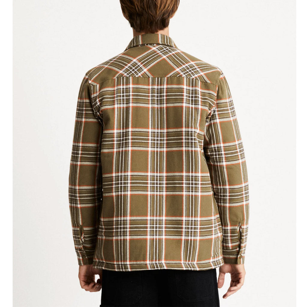 Mr Simple Quilted Flannel Jacket - Army Check - Collector Store