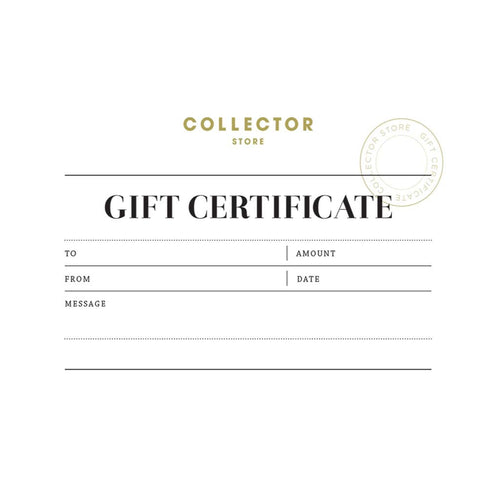 Gift Certificate - Collector Store Sydney