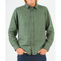 Mr Simple Linen LS Shirt - Fatigue - Collector Store Sydney