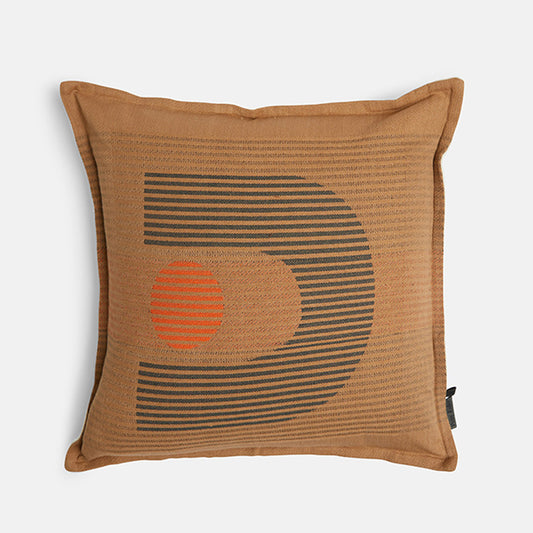 Pony Rider Loop Road Cushion | Indian Tan | 55*55 - Collector Store