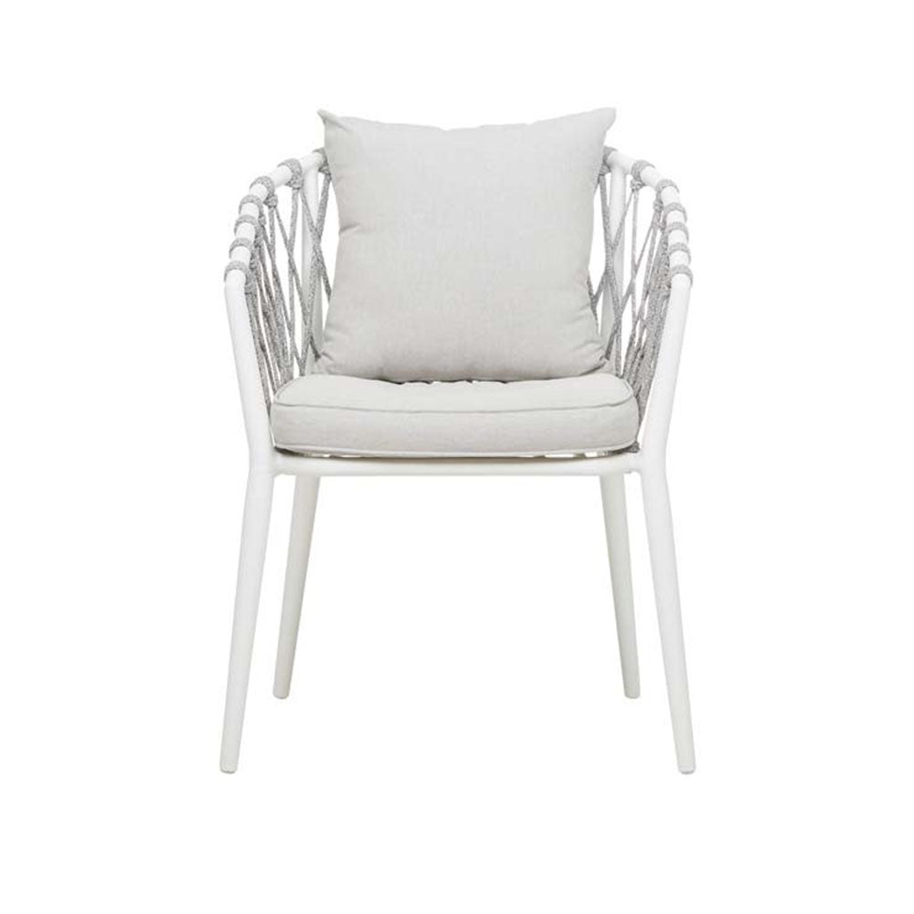 Outdoor Dining Arm Chair | Maui White - Collector Store
