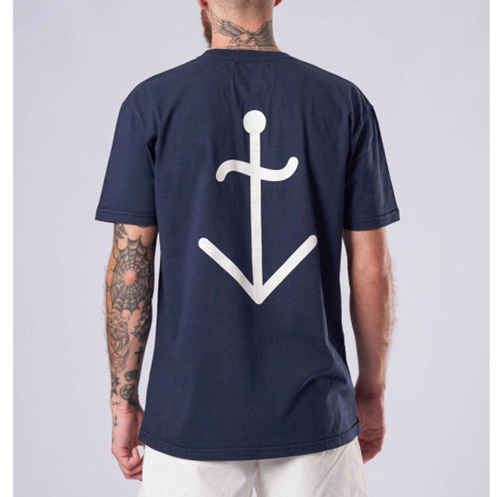 La Paz Logo Tee Shirt - Dantas DARK NAVY / ECRU LOGO - Collector Store