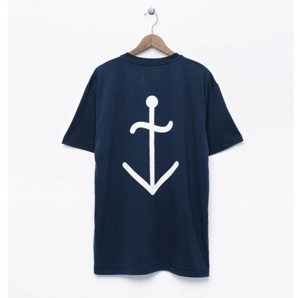 La Paz Logo Tee Shirt - Dantas DARK NAVY / ECRU LOGO - Collector Store