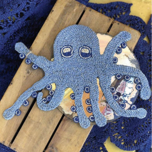 The Jacksons Woven Octopus Placemat - Blue - Collector Store