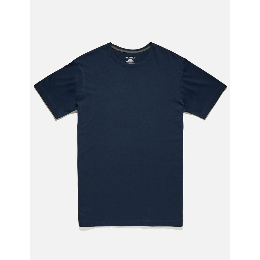 Mr Simple Reginald Tee | Navy - Collector Store