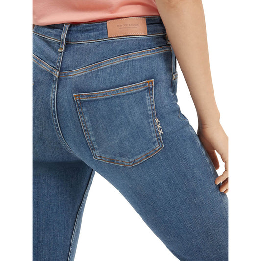 Haut - organic cotton skinny jeans — Bathed in Blue - Scotch & Soda - Collector Store