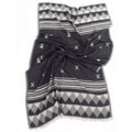 by ende. Patterned Beach Towel - Black / White - Collector Store Sydney