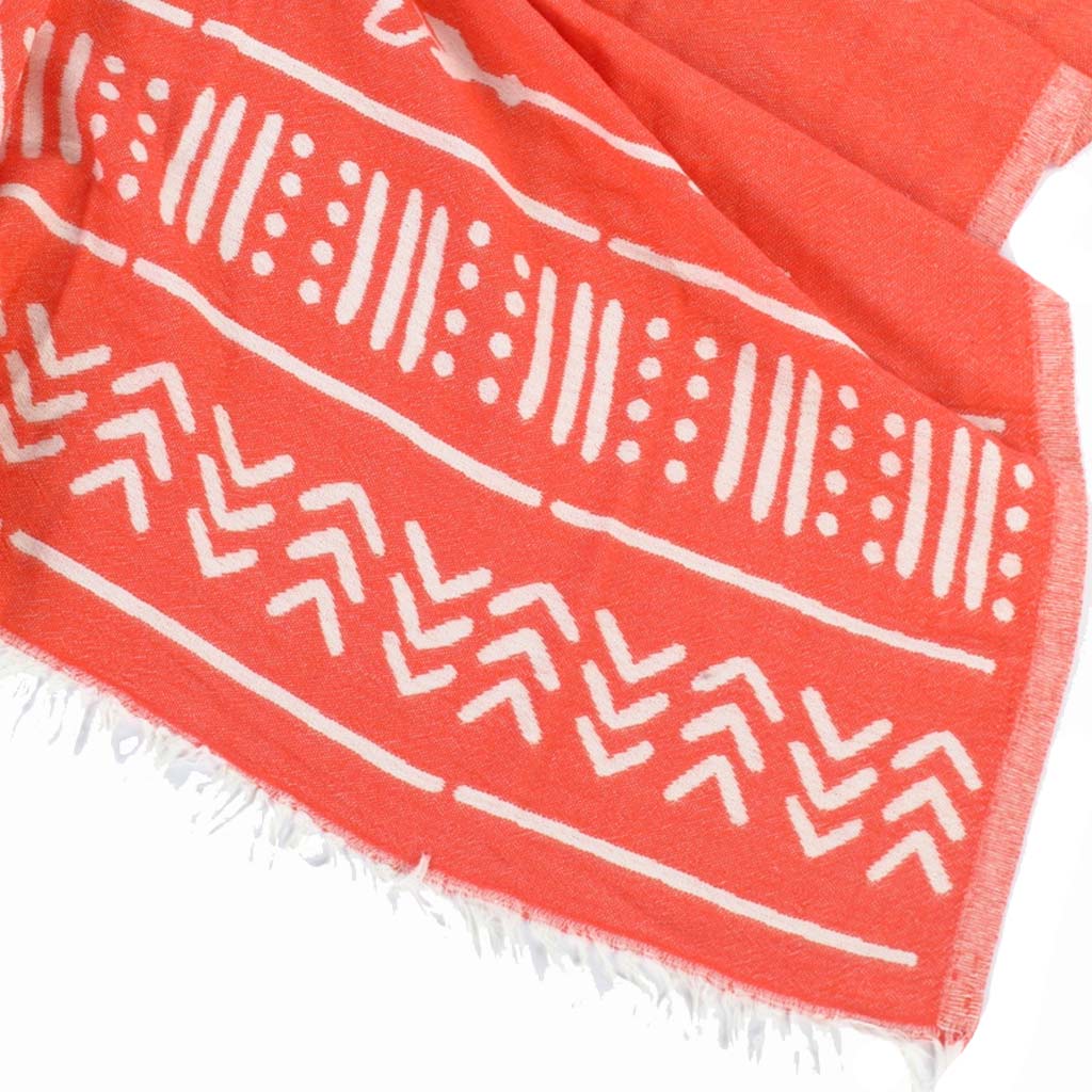 by ende. Arrows Beach Towel - Watermelon / White - Collector Store Sydney