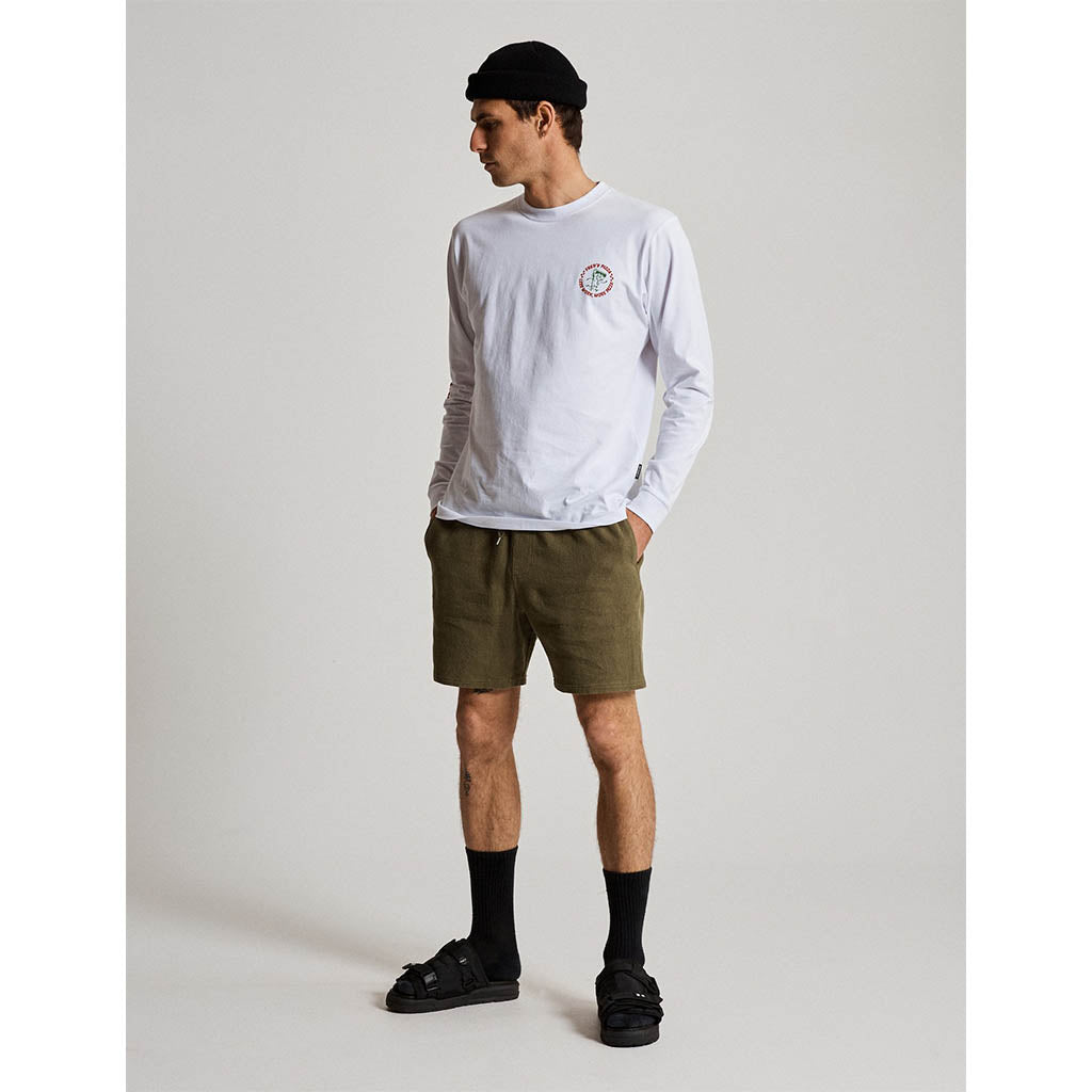 Mr Simple Burbank Shorts Army Waffle - Collector Store