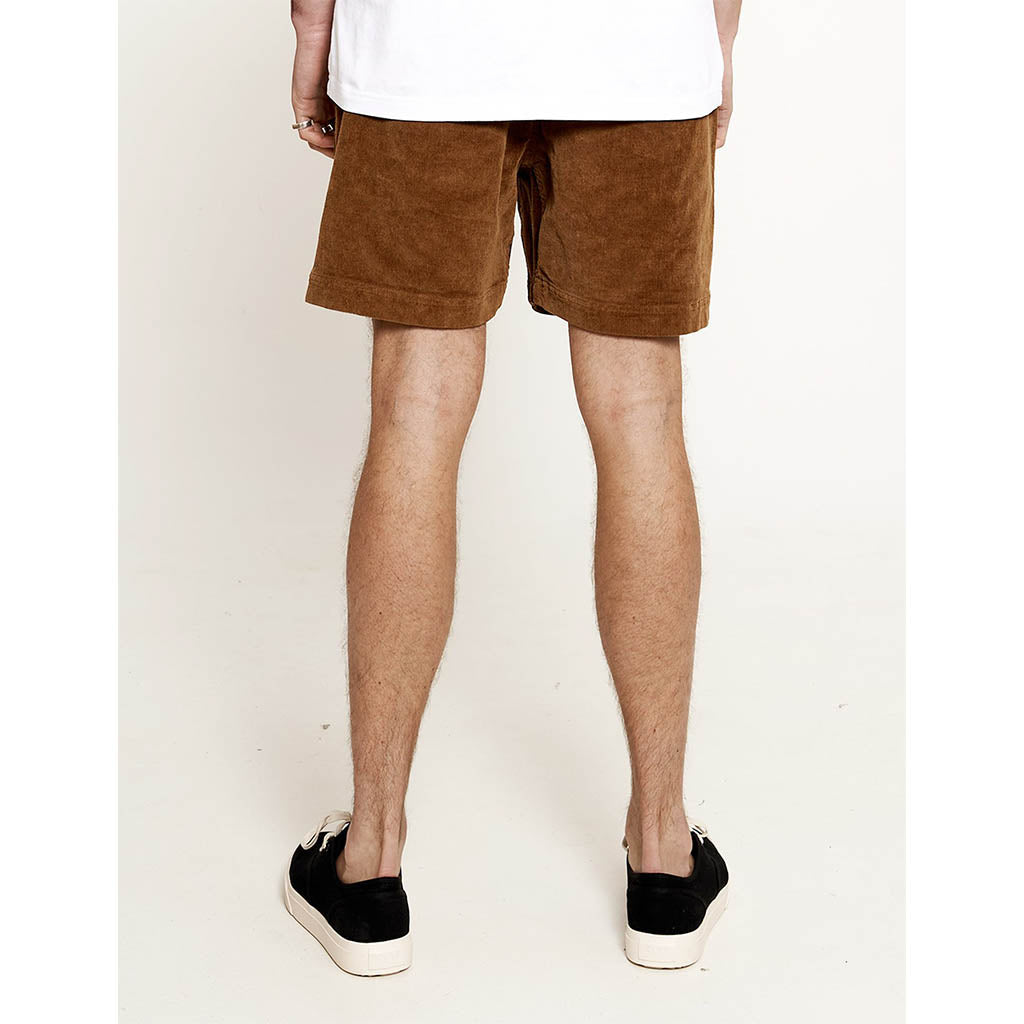 Mr Simple Burbank Shorts Tobacco Cord - Collector Store