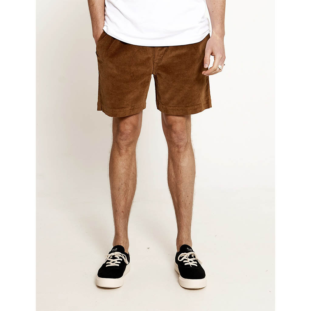Mr Simple Burbank Shorts Tobacco Cord - Collector Store