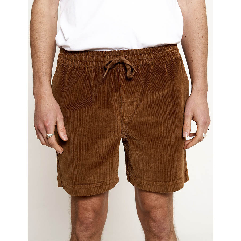 Mr Simple Burbank Shorts Tobacco Cord - Collector Store