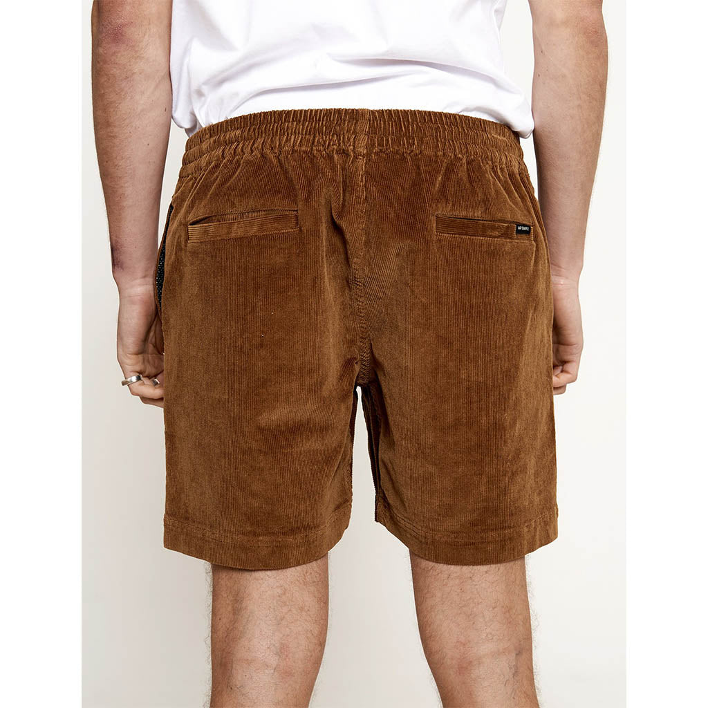 Mr Simple Burbank Shorts Tobacco Cord - Collector Store