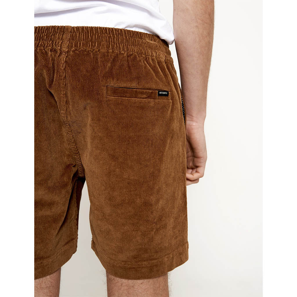 Mr Simple Burbank Shorts Tobacco Cord - Collector Store