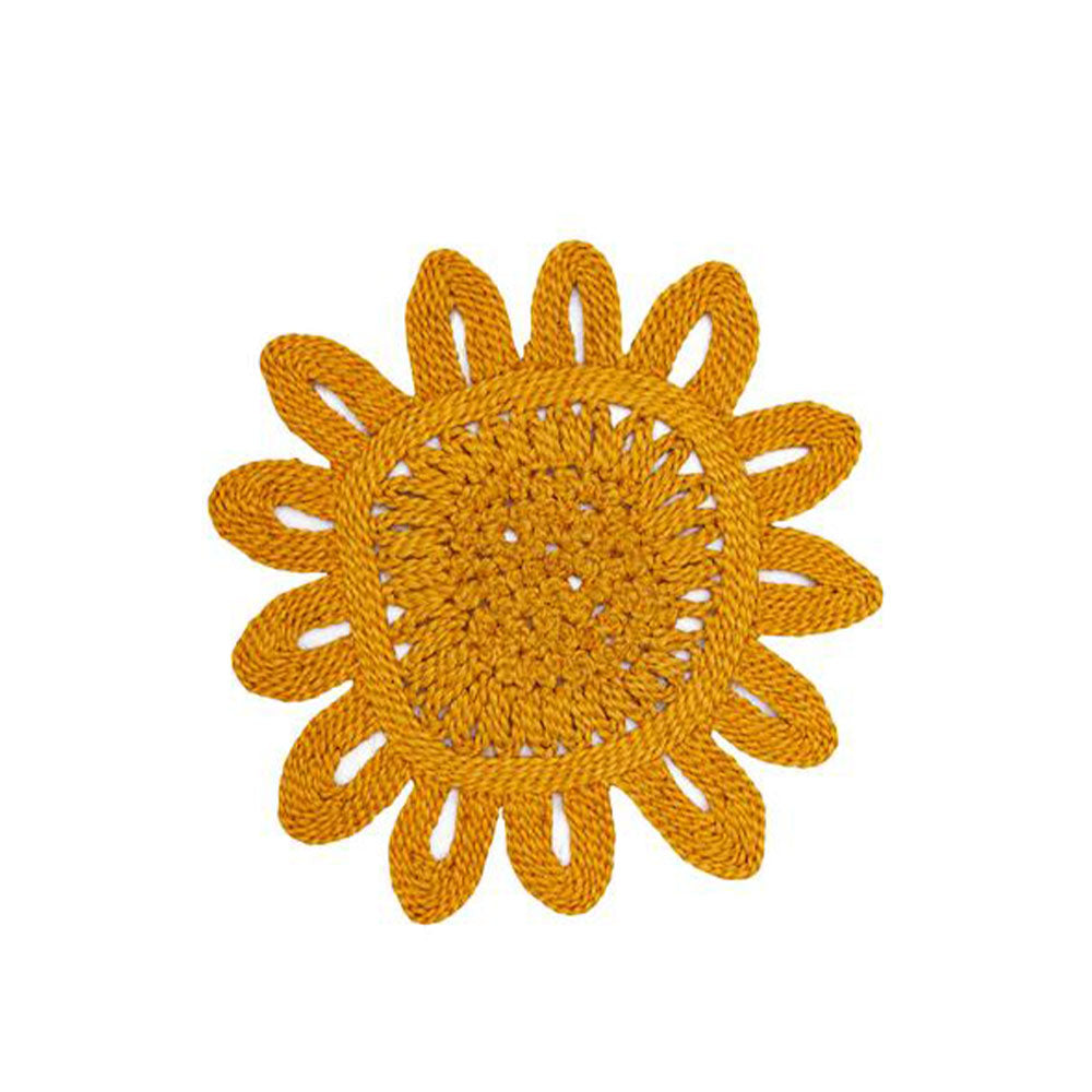 The Jacksons Woven Yellow Flower Placemat - Collector Store
