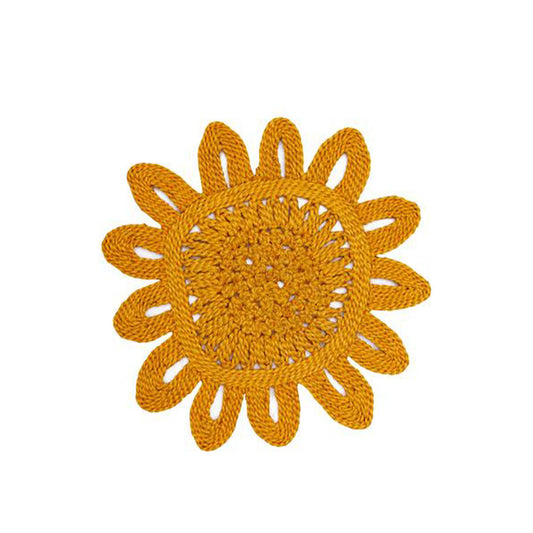 The Jacksons Woven Yellow Flower Placemat - Collector Store
