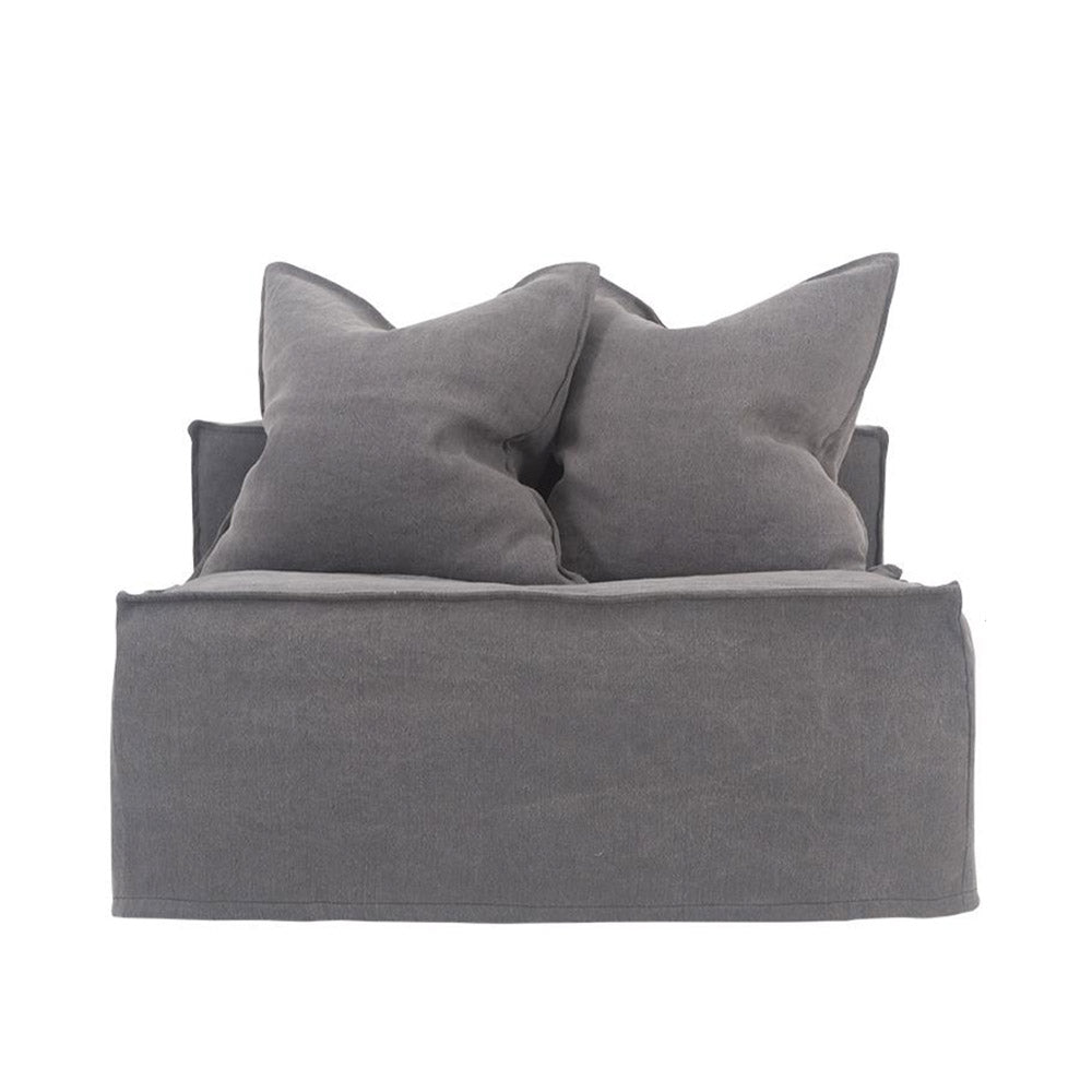 Hendrix Single Seat Sofa Charcoal | Uniqwa Furniture - Collector Store Sydney