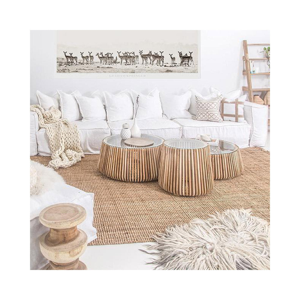 Hendrix Chaise Sofa Left Arm White | Uniqwa Furniture - Collector Store