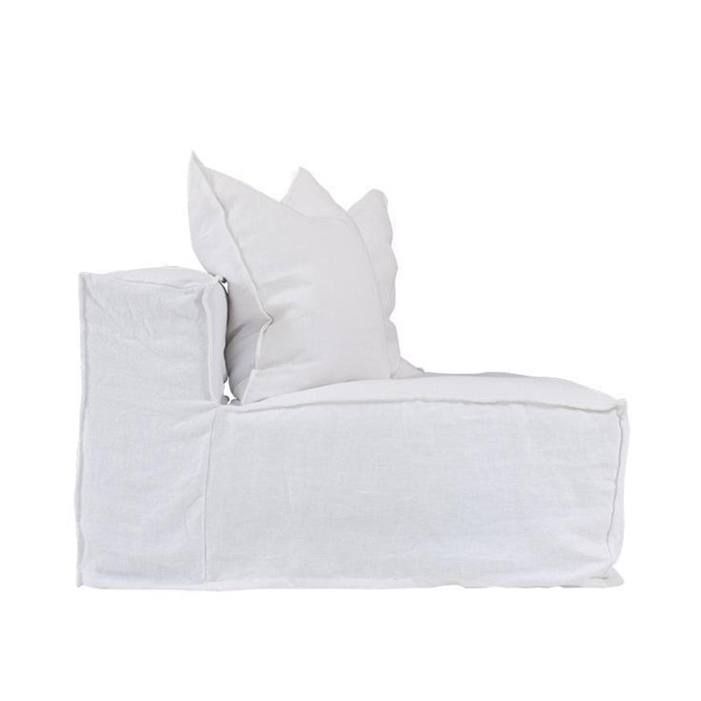 Hendrix Single Seat Sofa White | Uniqwa Furniture - Collector Store