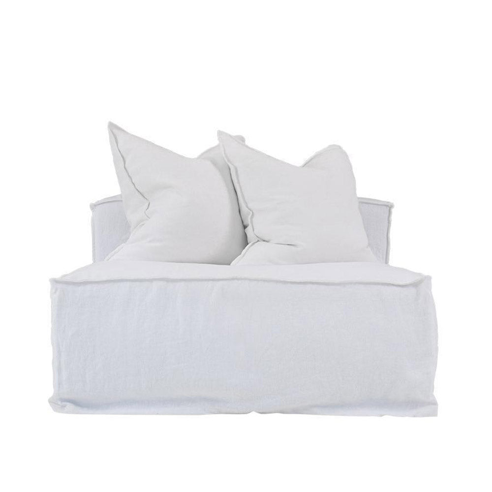 Hendrix Single Seat Sofa White | Uniqwa Furniture - Collector Store