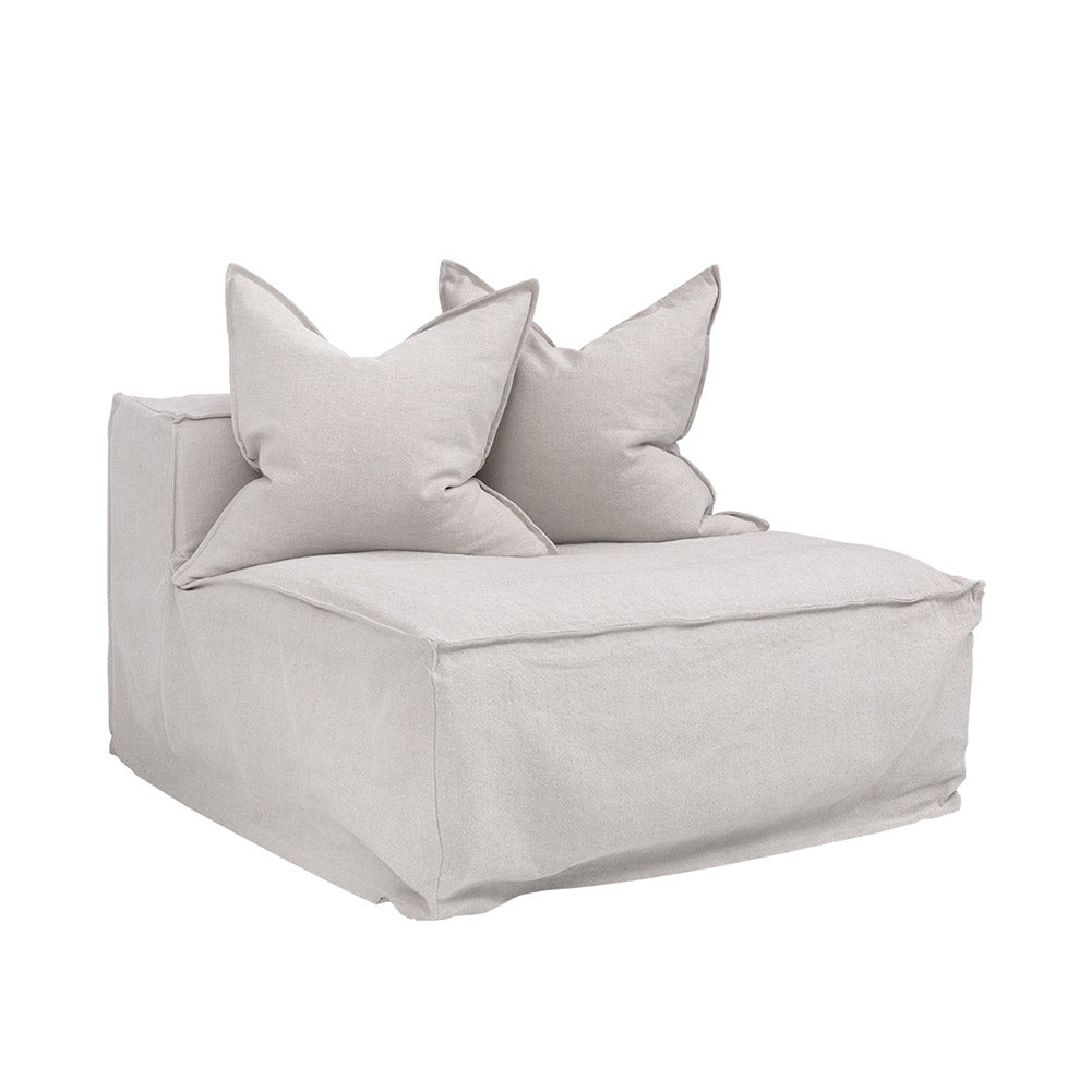 Hendrix Single Seat Sofa Sand | Uniqwa Furniture - Collector Store Sydney