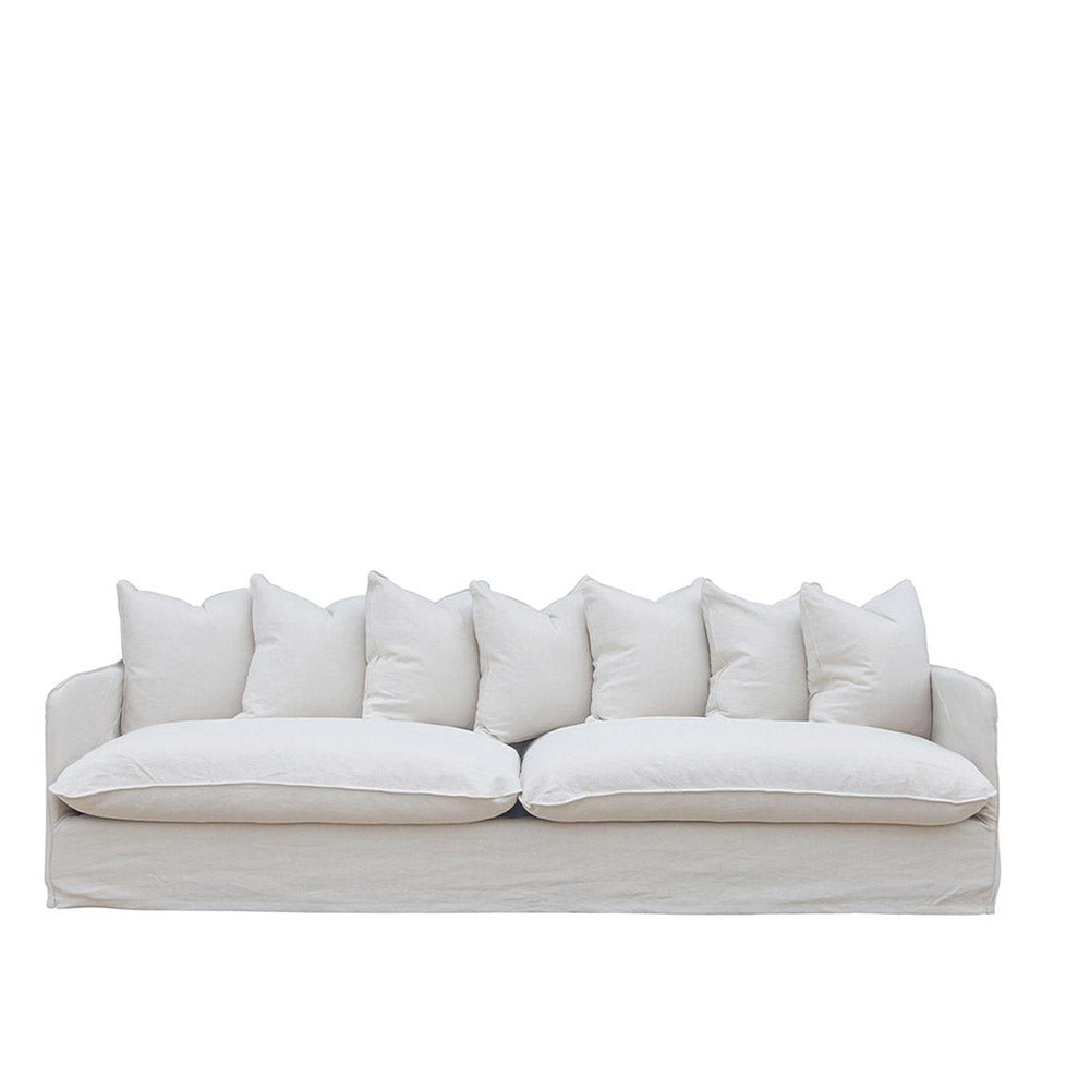 Singita Four Seater Sofa Sand | Uniqwa Furniture - Collector Store