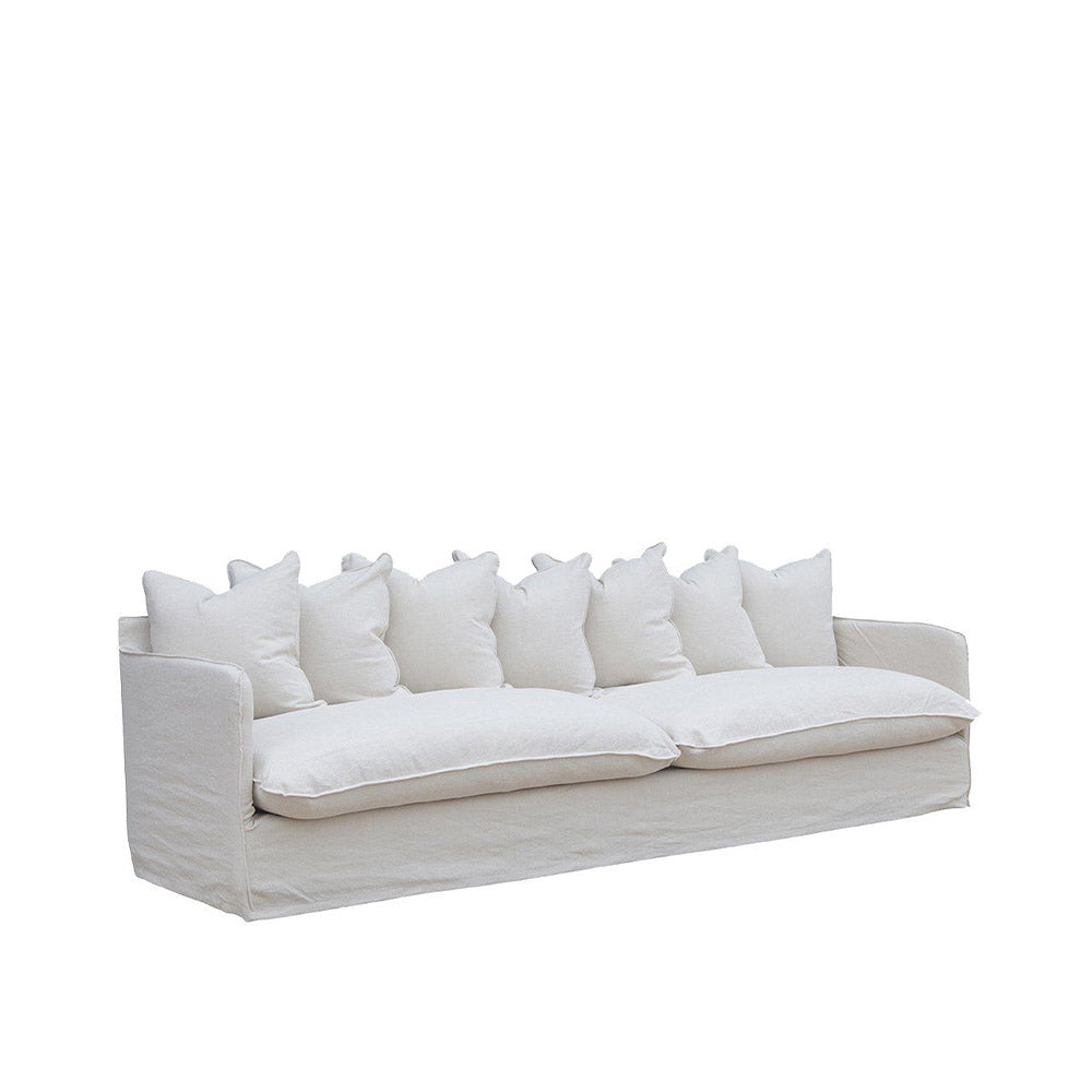 Singita Four Seater Sofa Sand | Uniqwa Furniture - Collector Store