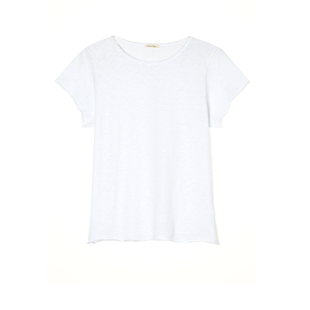 American Vintage Sonoma R Neck Tee - White - Collector Store