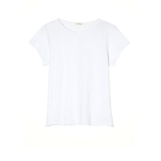 American Vintage Sonoma R Neck Tee - White - Collector Store