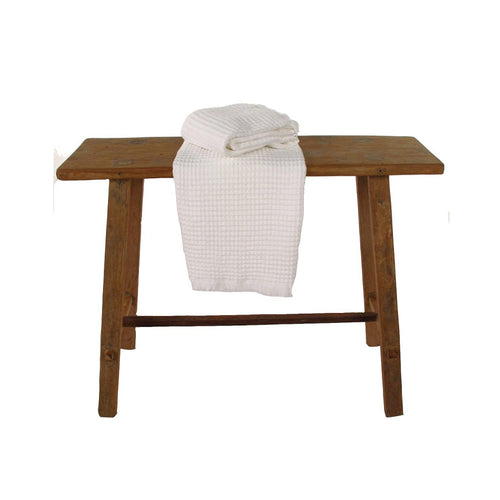 Waffle Bath Towel | White - Collector Store Sydney