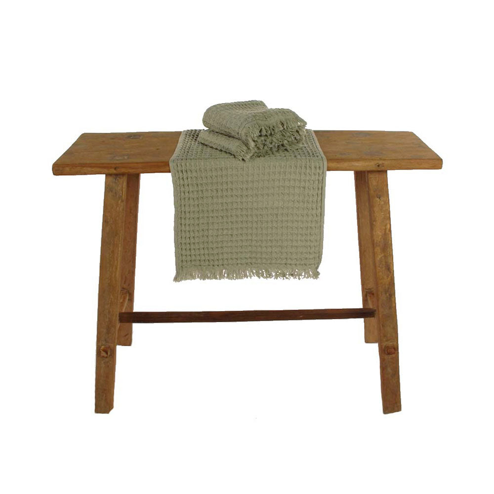 by ende. | Waffle Hand Towel | Sage - Collector Store