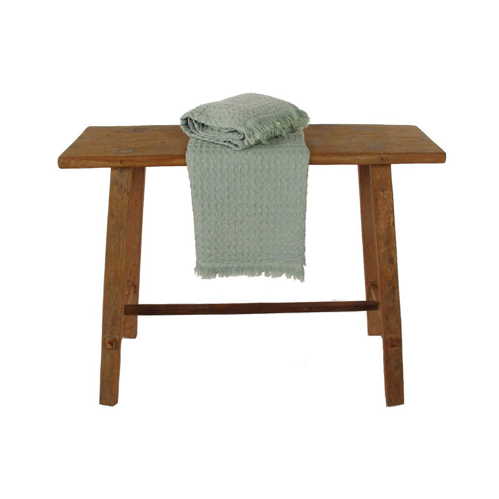 by ende. | Stonewash Honeycomb Bath Towel | Mint - Collector Store