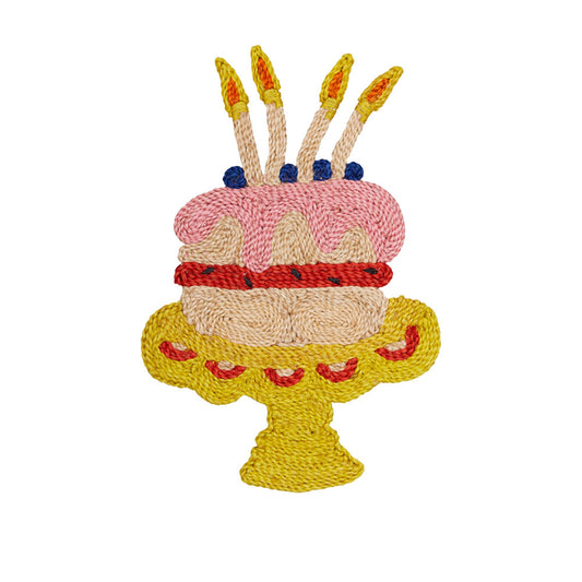 The Jacksons Woven Cake  Placemat - Collector Store