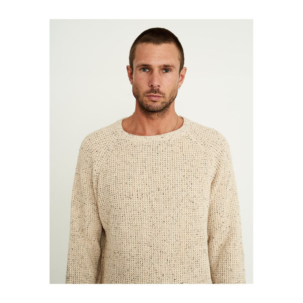 Mr Simple Organic Chunky Knit Sweater - Oatmeal - Collector Store