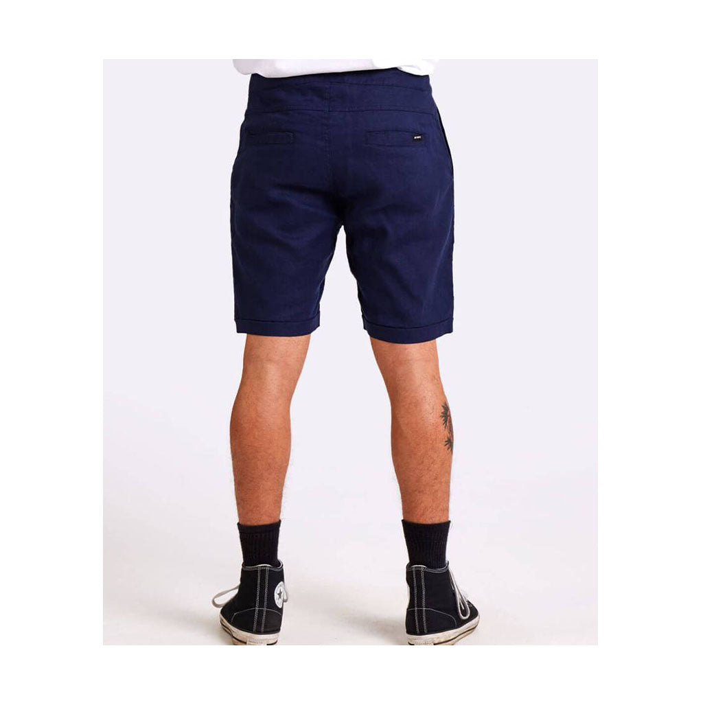 Mr Simple Tanner Short Navy Linen - SALE - Collector Store
