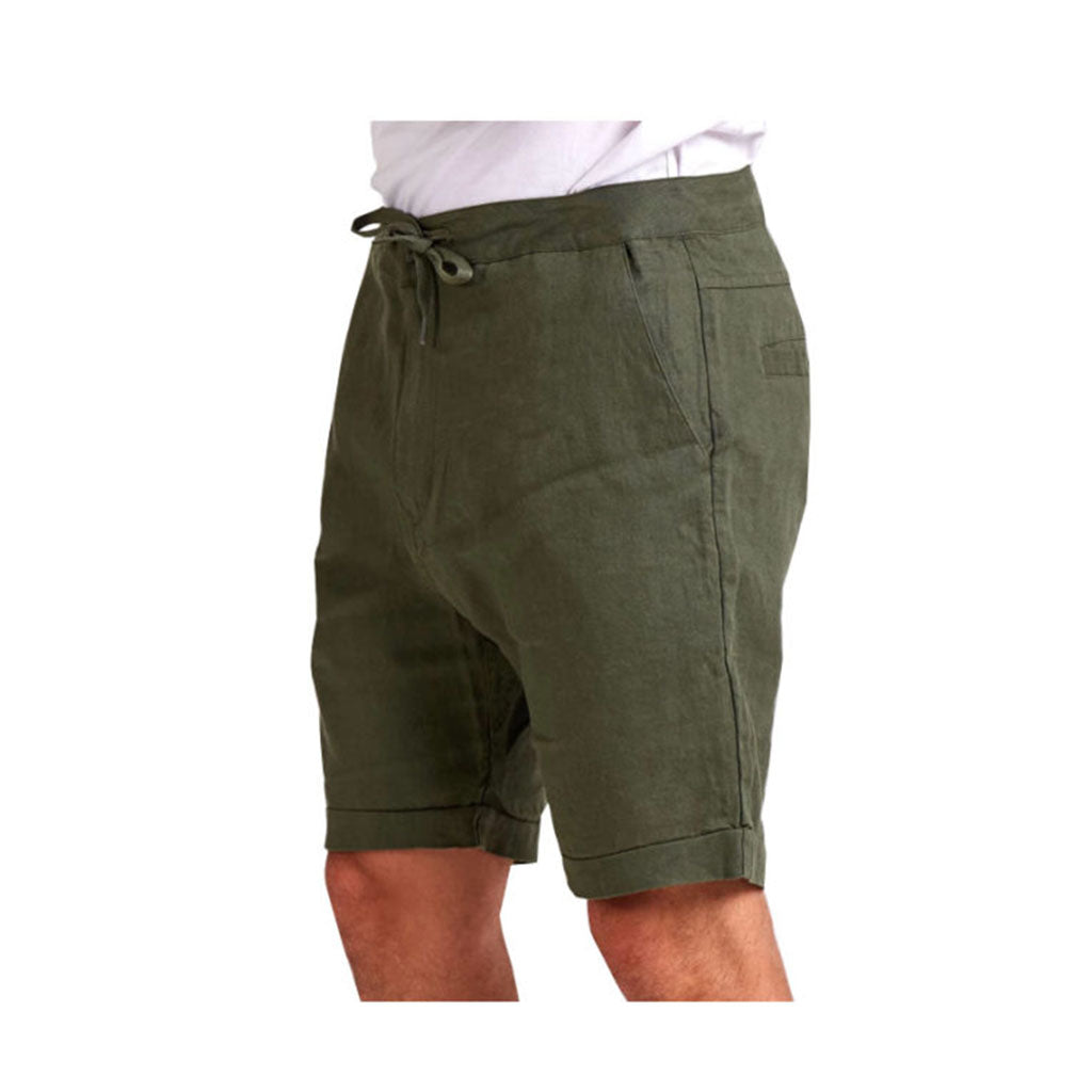 Mr Simple Tanner Short Fatigue Linen-SALE - Collector Store