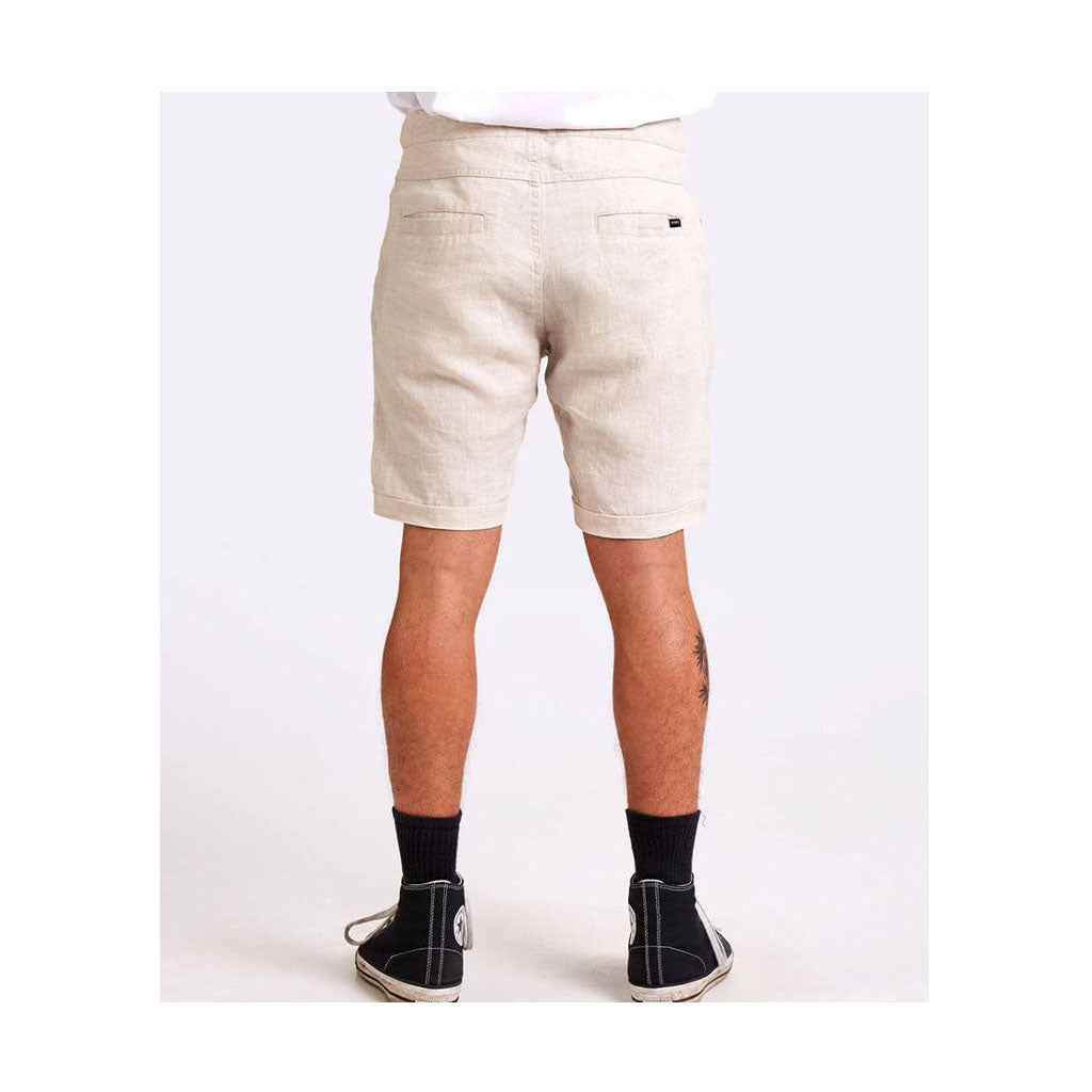 Mr Simple Tanner Short Natural Linen-SALE - Collector Store