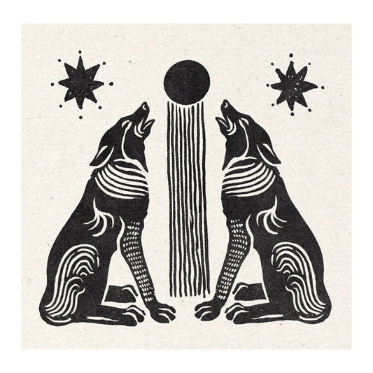 Wolf Pair Art Print | Daren Thomas Magee - Collector Store