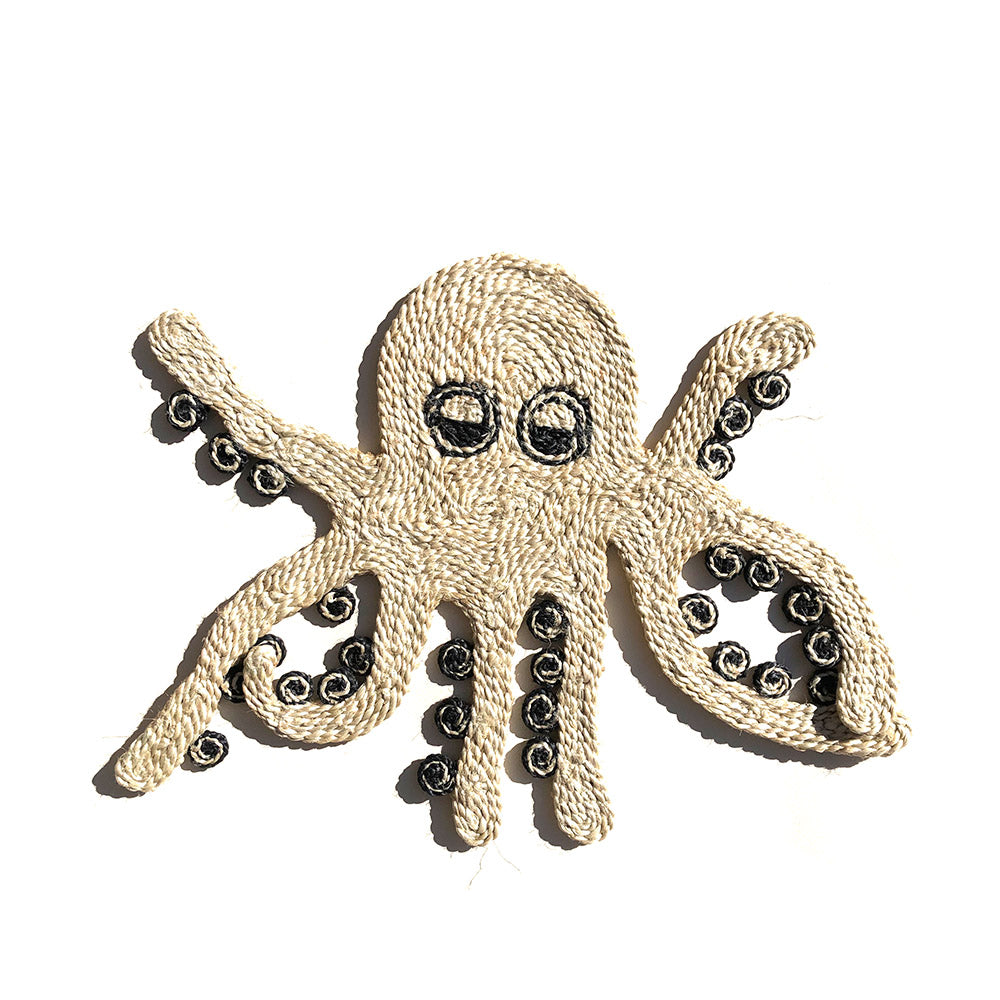 The Jacksons Woven Octopus Placemat - Natural - Collector Store