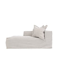 Hendrix Chaise Sofa Left Arm Sand | Uniqwa Furniture - Collector Store Sydney