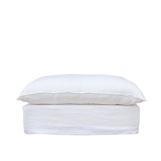 Singita Ottoman White | Uniqwa Furniture - Collector Store