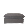 Singita Ottoman Charcoal | Uniqwa Furniture - Collector Store Sydney