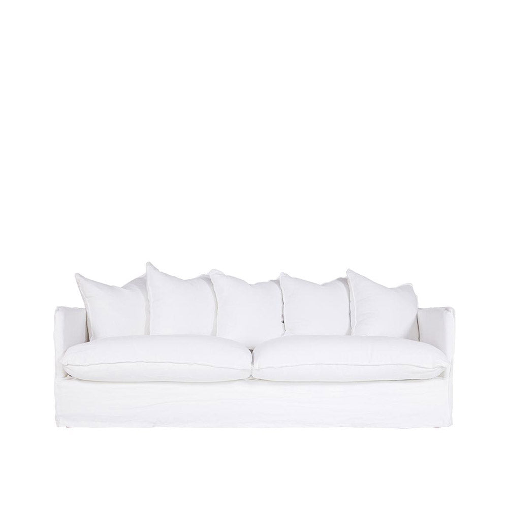 Singita Three Seater Sofa White | Uniqwa Furniture - Collector Store