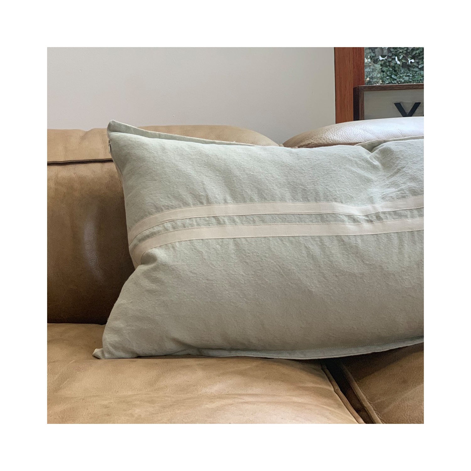 Wanderful Cushion Cover Mist | Natural 90 x 48 - Collector Store