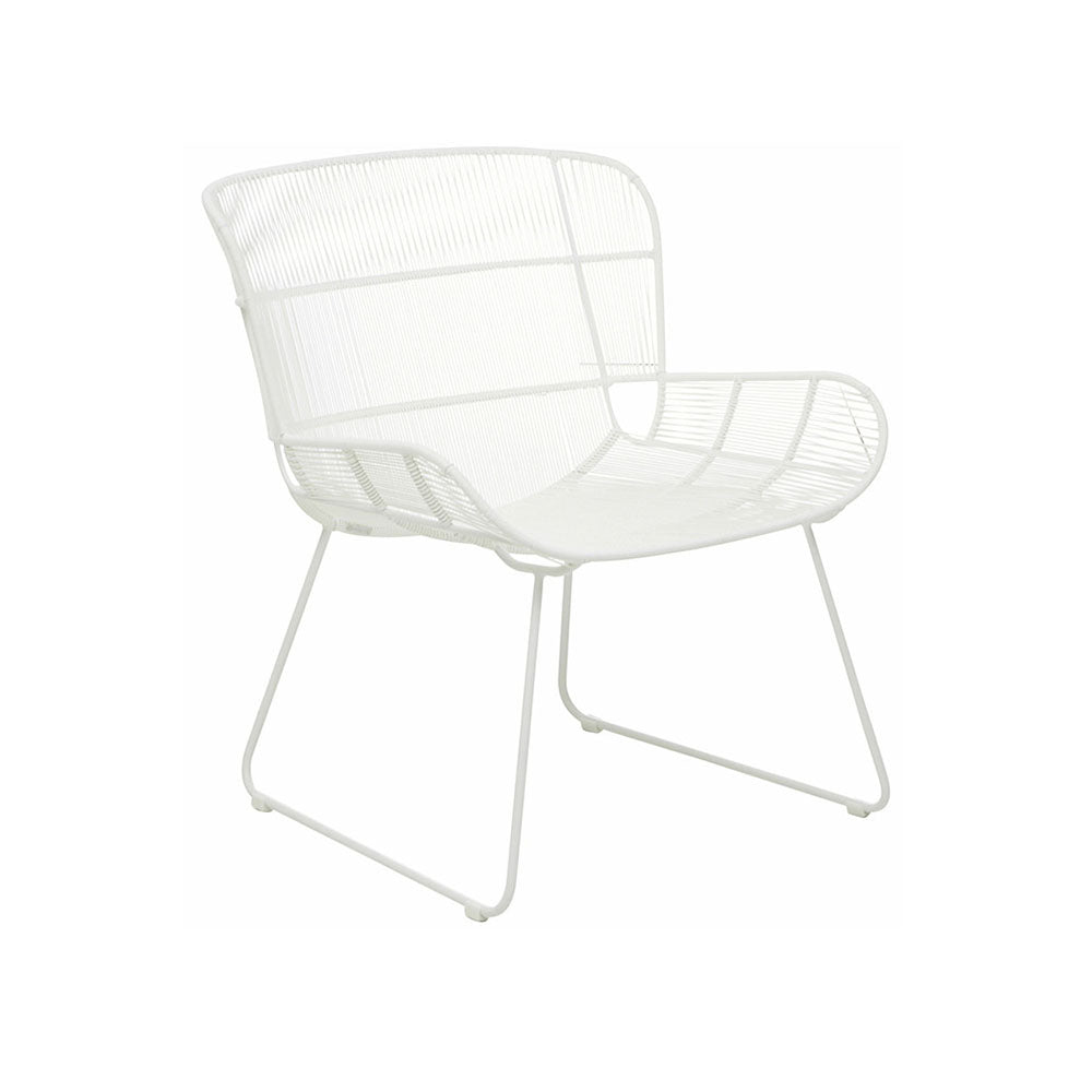Occasional Chair | Granada Butterfly Occasional Chair White - Collector Store