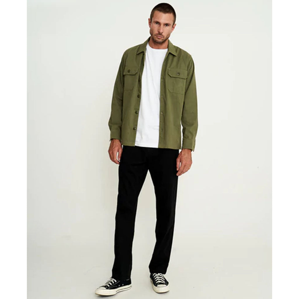 Mr Simple Overshirt  - Army - Collector Store