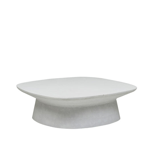 Livorno Outdoor Curve Coffee Table White - Collector Store