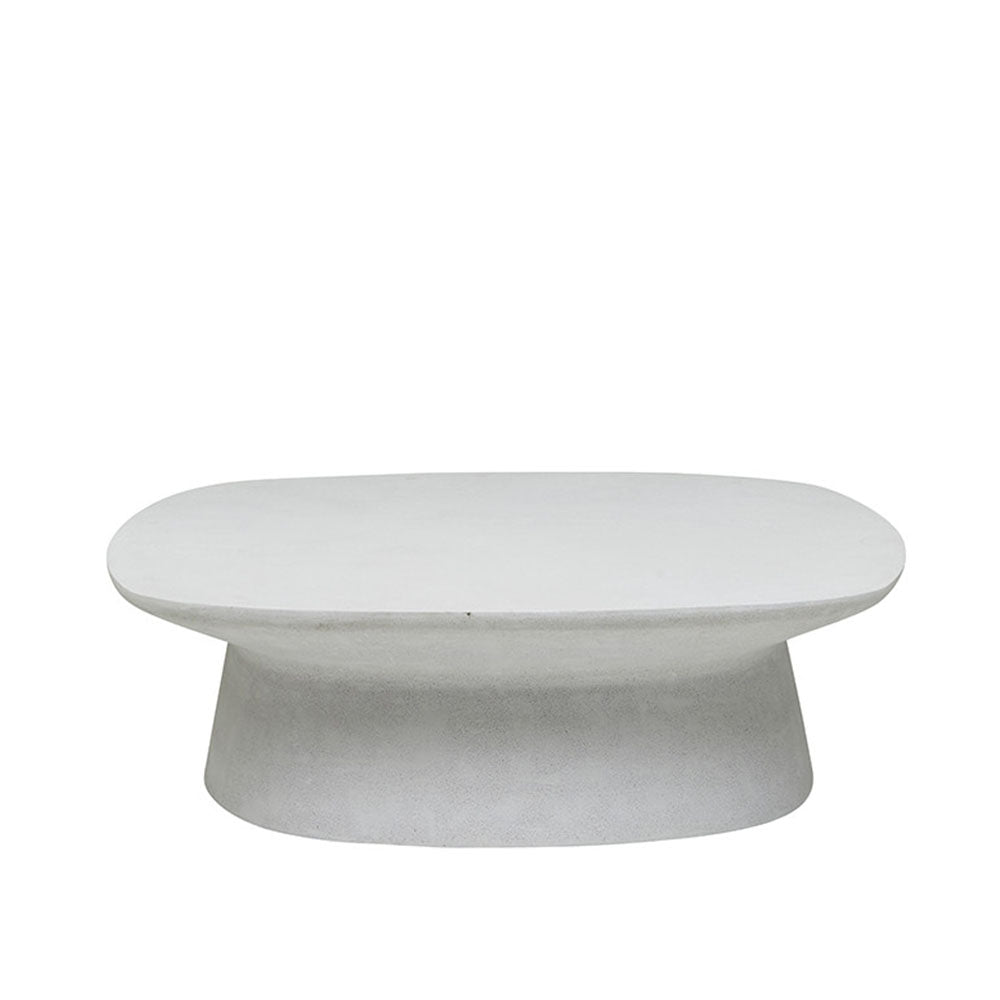 Livorno Outdoor Curve Coffee Table White - Collector Store
