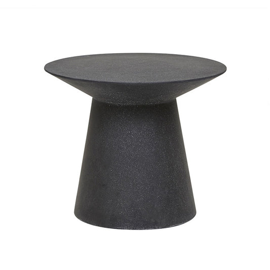 Livorno Outdoor Round Side Table Black Speckle - Collector Store